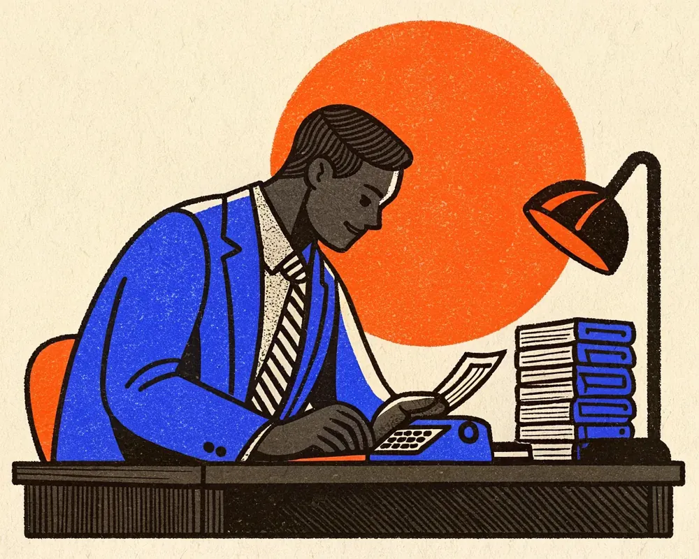 Illustration: Accountants. Every call answered by the AI Front Desk.