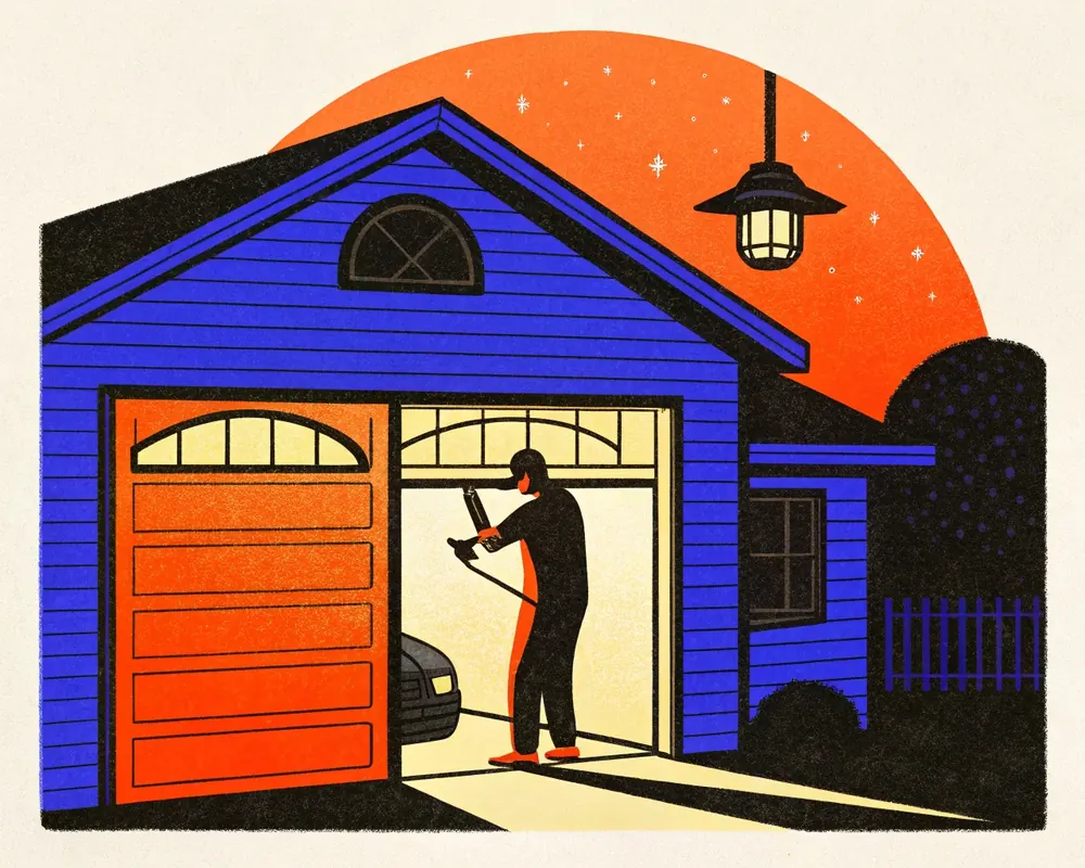 Illustration: Garage door companies. Every call answered by the AI Front Desk.