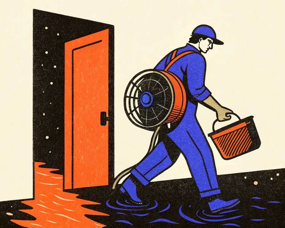 Illustration: Restoration. Every call answered by the AI Front Desk.